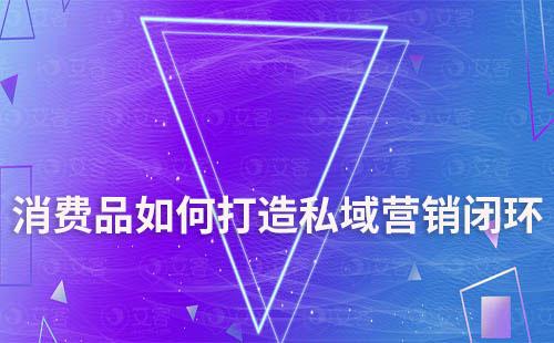 私域時(shí)代,消費(fèi)品如何打造私域營(yíng)銷閉環(huán)