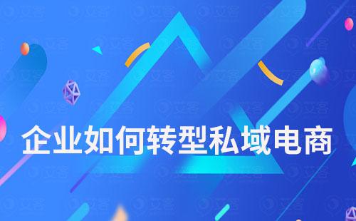 企業如何轉型私域電商