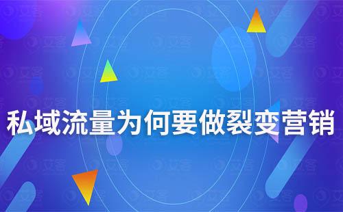 私域流量為何要做裂變營(yíng)銷